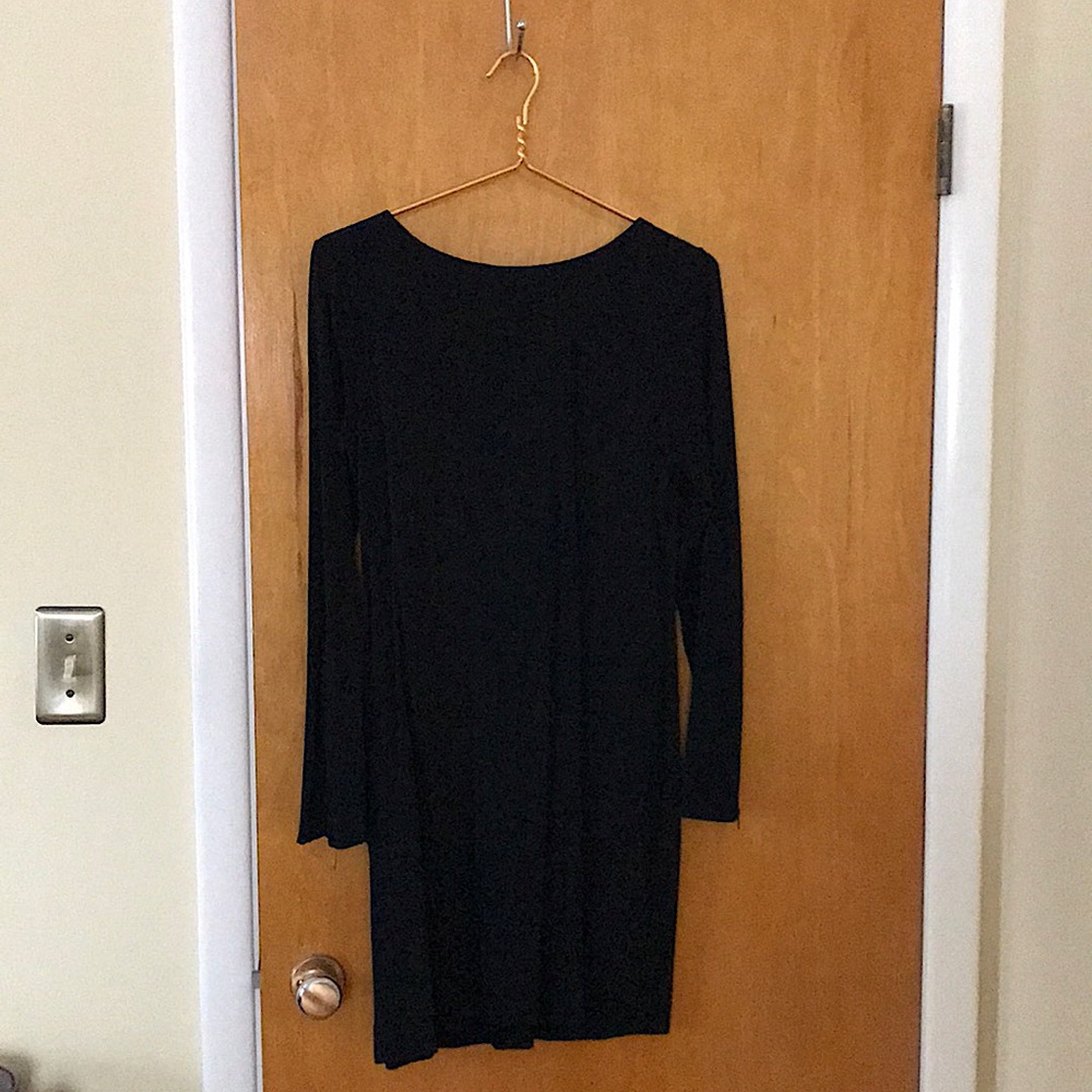 Elegant Theory black, long sleeve dress, size 8
